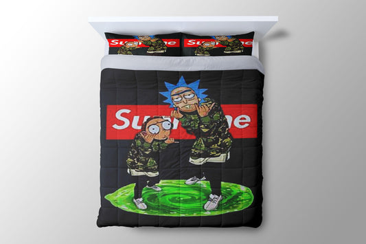 Rick And Morty Supreme Duvet Cover - King