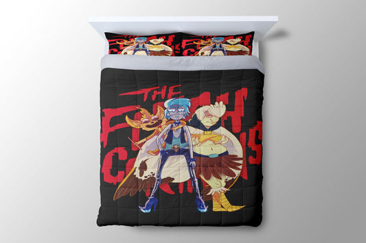 Rick And Morty The Flesh Curtains Duvet Cover - King