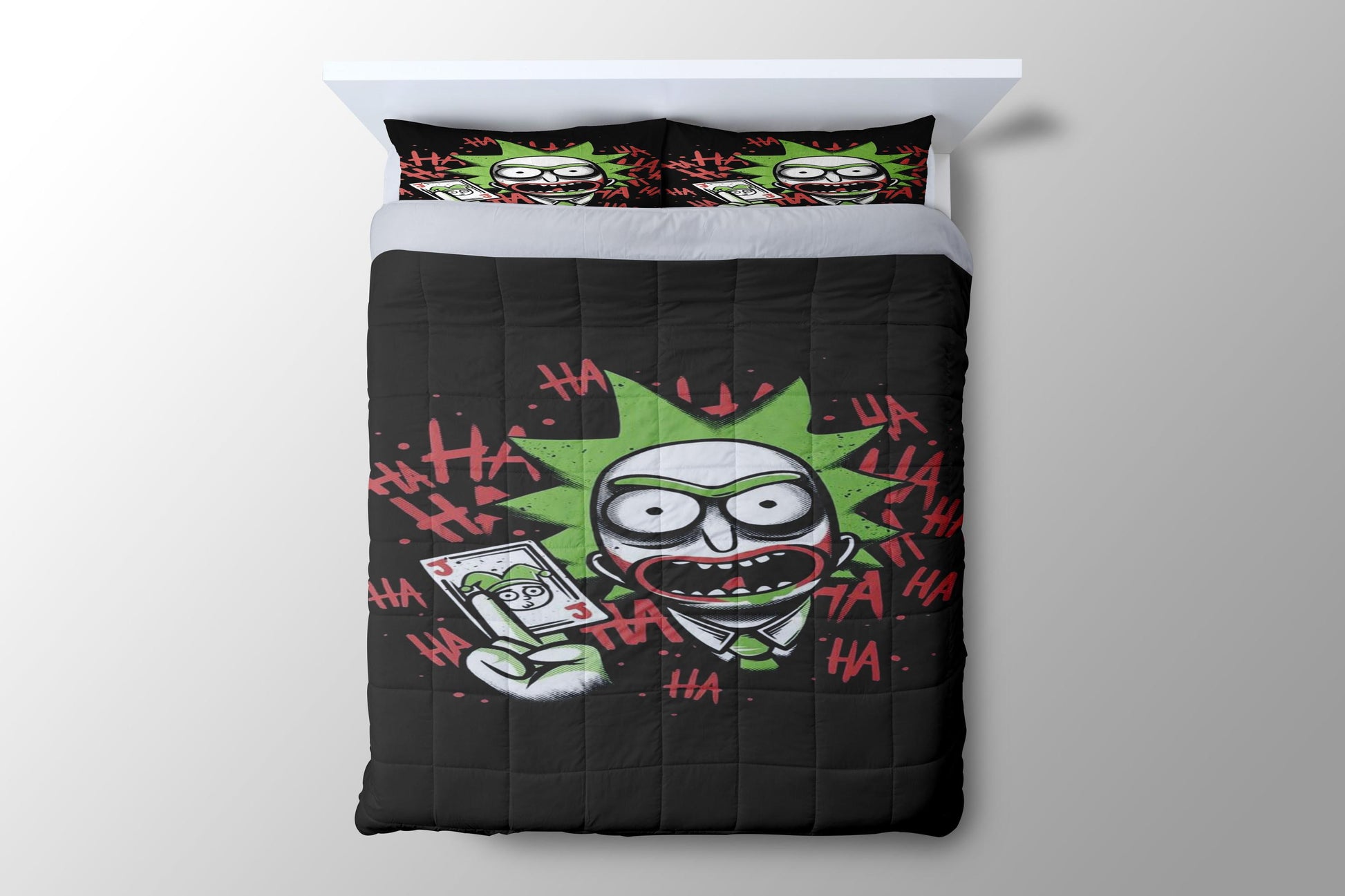 Rick And Morty The Joker Duvet Cover - King