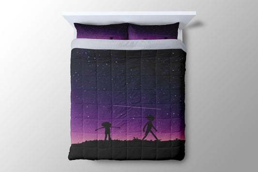 Rick And Morty Universe Duvet Cover - King