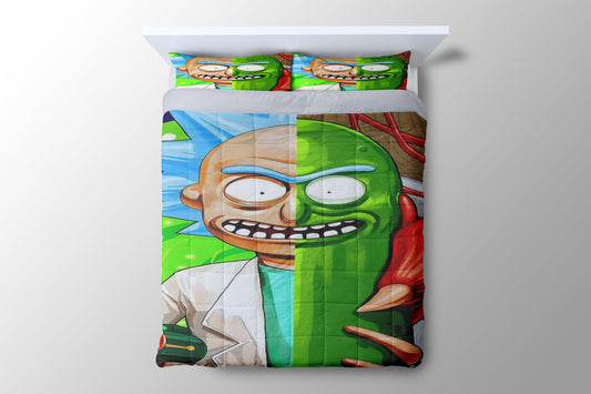 Rick Pickle Rick And Morty Duvet Cover - King