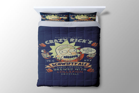 Ricky And Morty Poster Duvet Cover - King