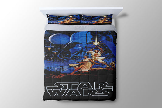 Star Wars A New Hope Episode Iv Original Poster Duvet Cover - King