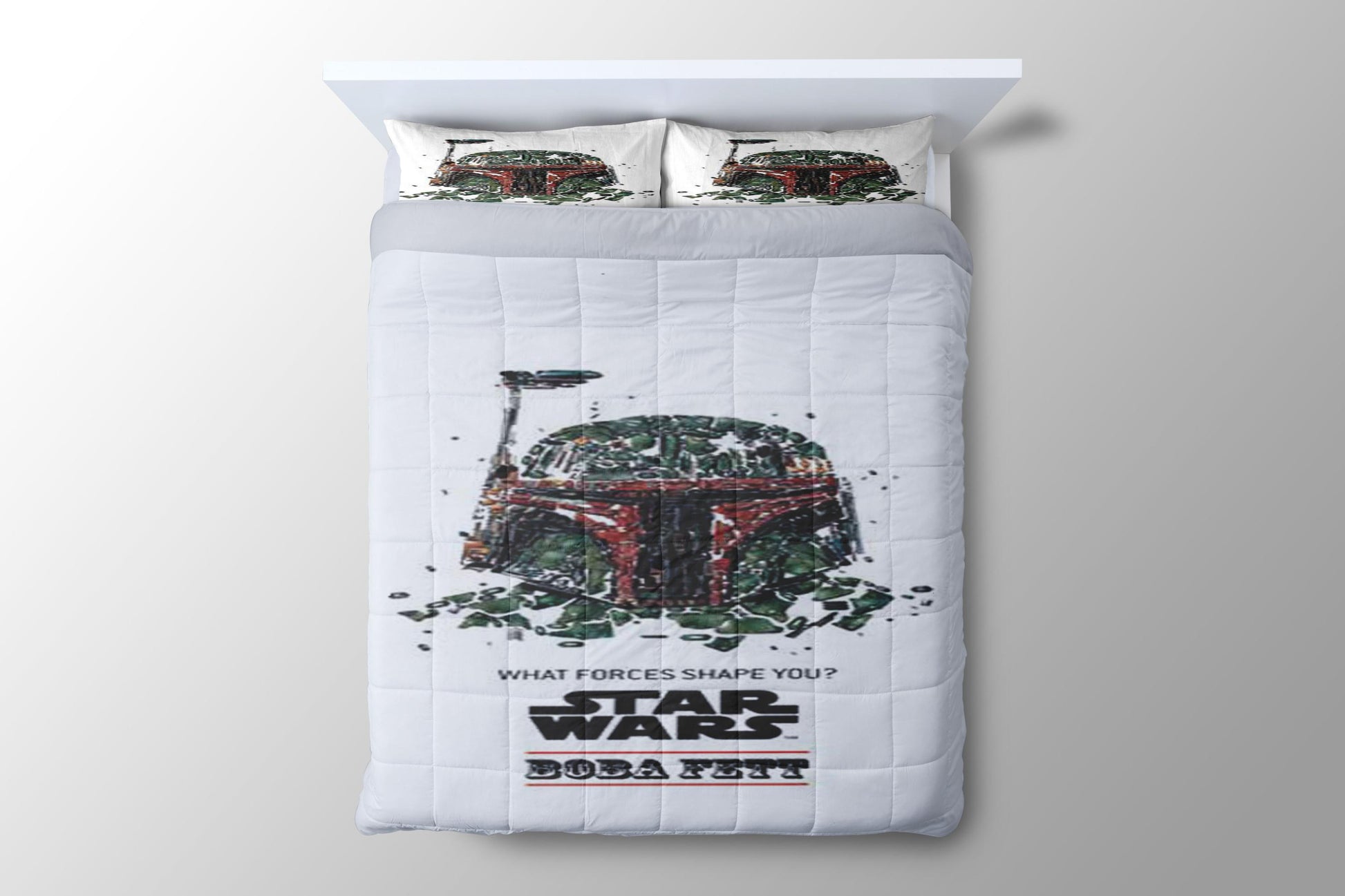 Star Wars Boba Fett Forces Shape Duvet Cover - King