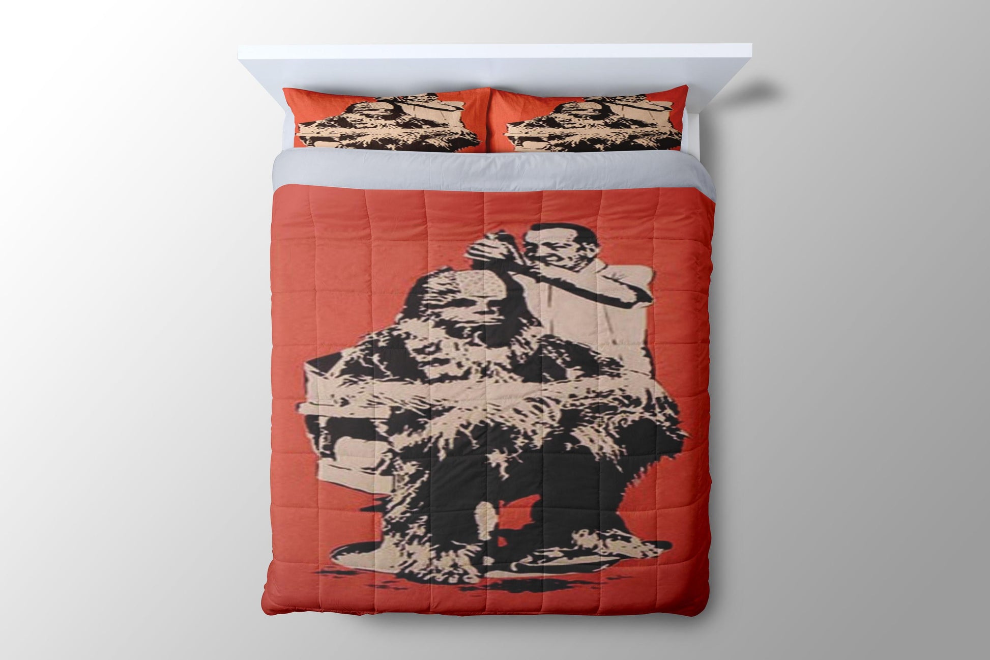 Star Wars Chewbacca Haircut Duvet Cover - King