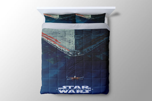 Star Wars Rise Of Skywalker Dolby Poster Duvet Cover - King