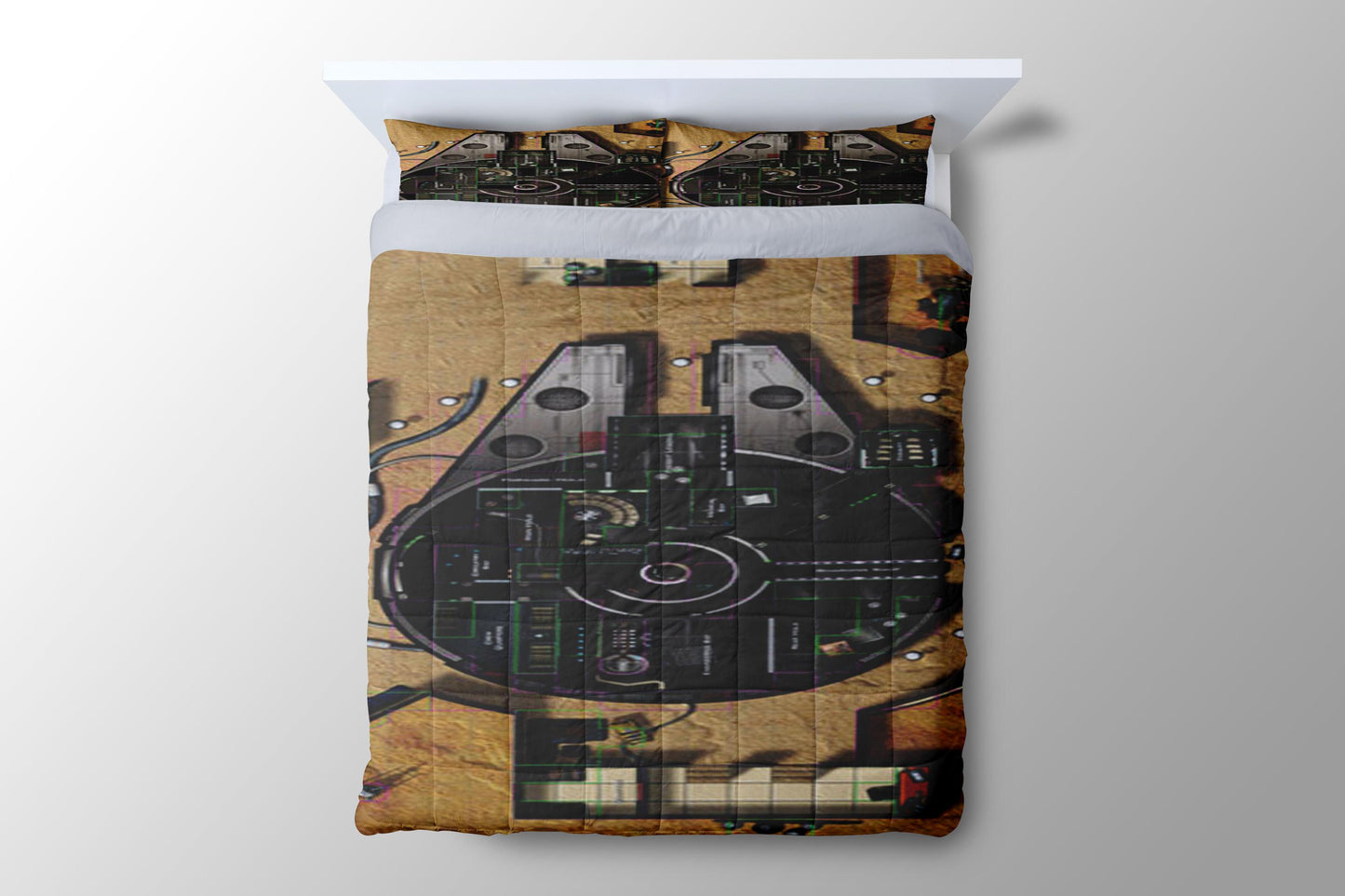 Star Wars Ship Map Duvet Cover - King