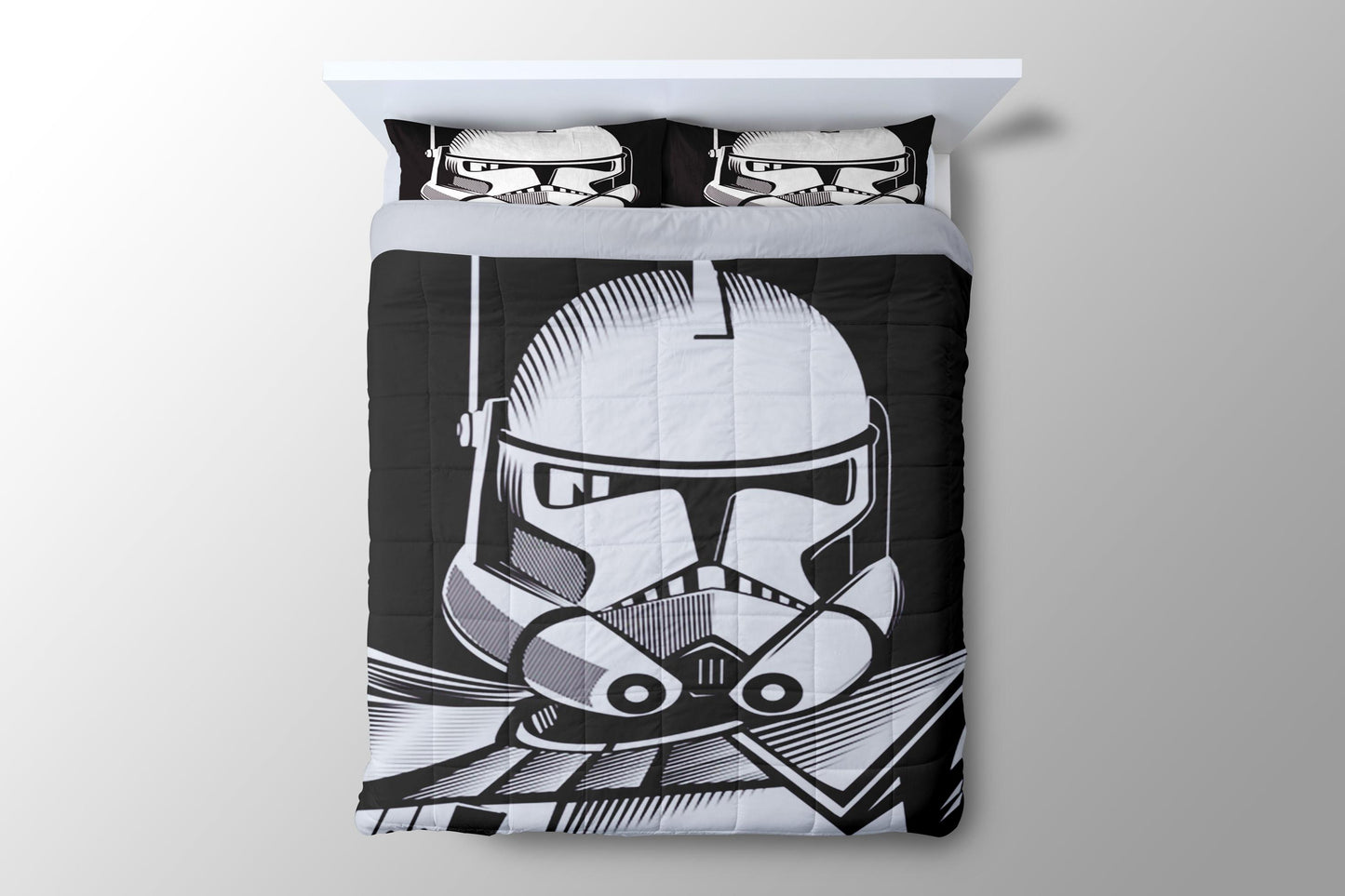 Star Wars Stormtrooper Vector Duvet Cover - King