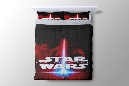 Star Wars The Last Jedi Poster Duvet Cover - King