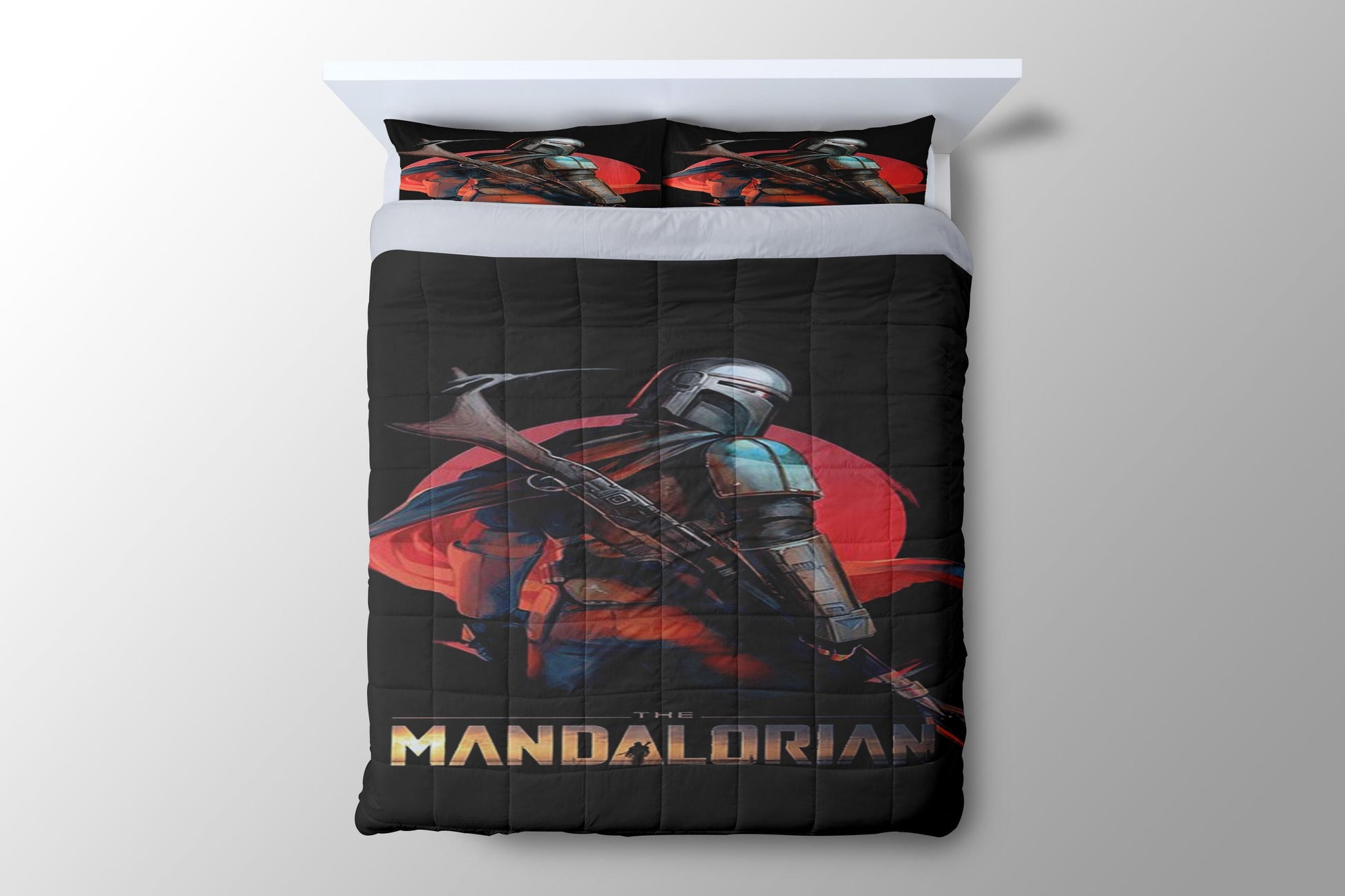 Star Wars The Mandalorian Art Duvet Cover - King