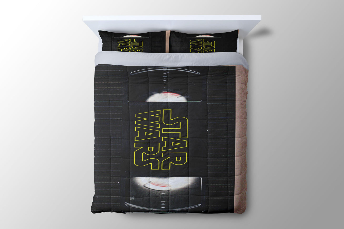 Star Wars Vhs Tape Hard Book Duvet Cover - King