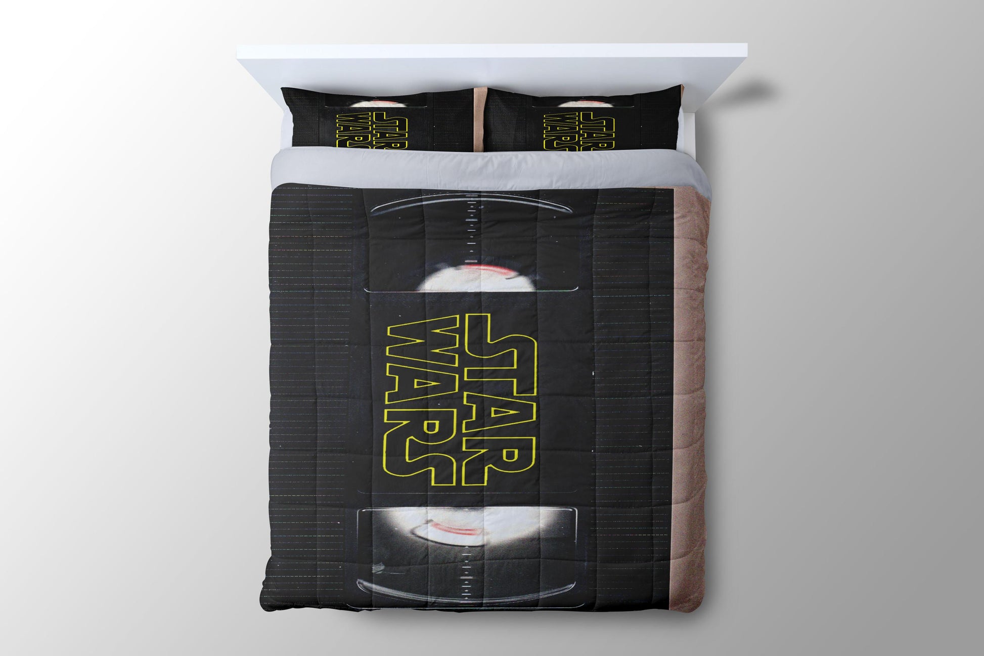 Star Wars Vhs Tape Hard Book Duvet Cover - King