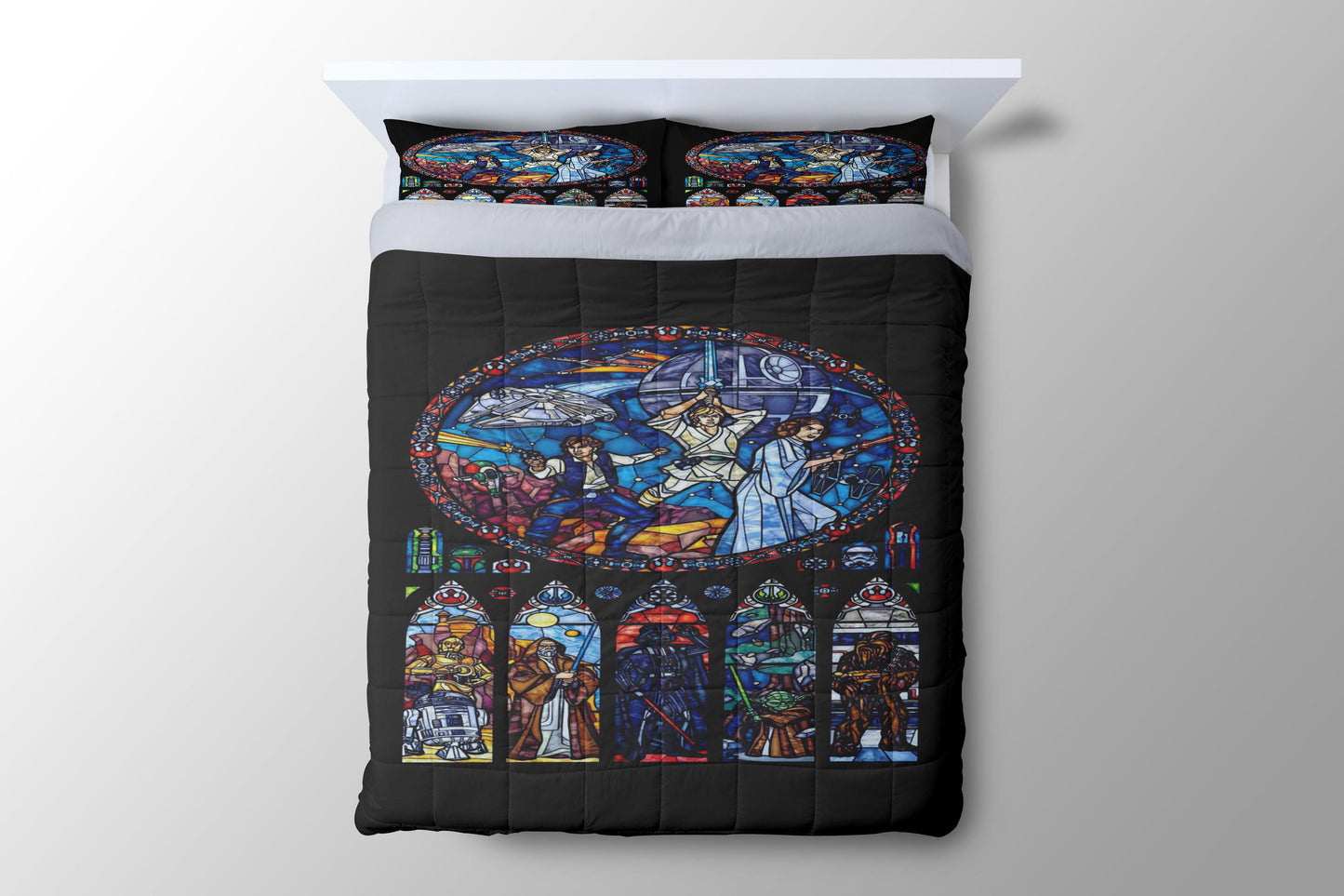 Star Wars Wallpaper Duvet Cover - King