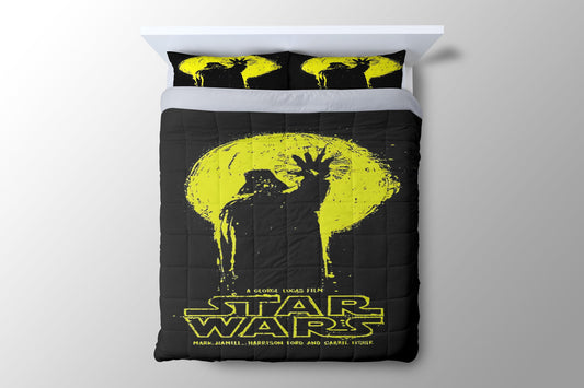 Star Wars Yellow Duvet Cover - King