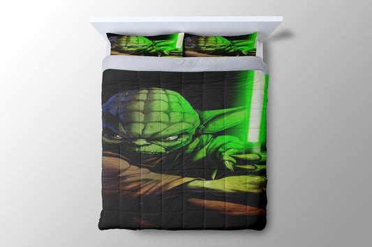 Star Wars Yoda 2 Duvet Cover - King