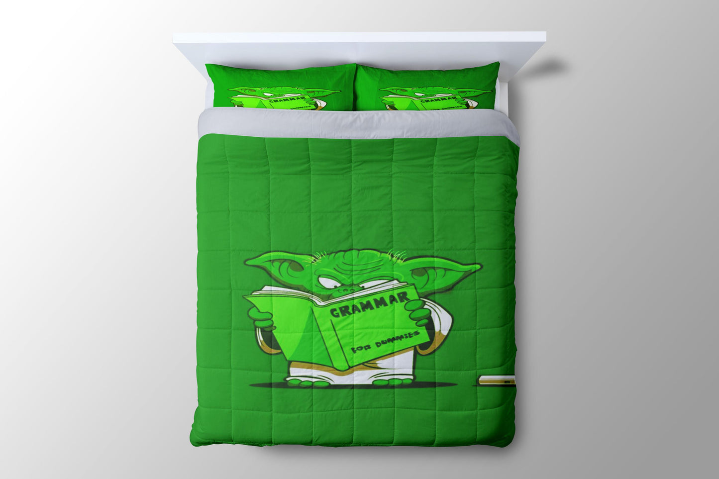 Star Wars Yoda Grammar Duvet Cover - King