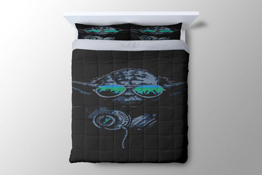 Star Wars Yoda Shades Duvet Cover - King