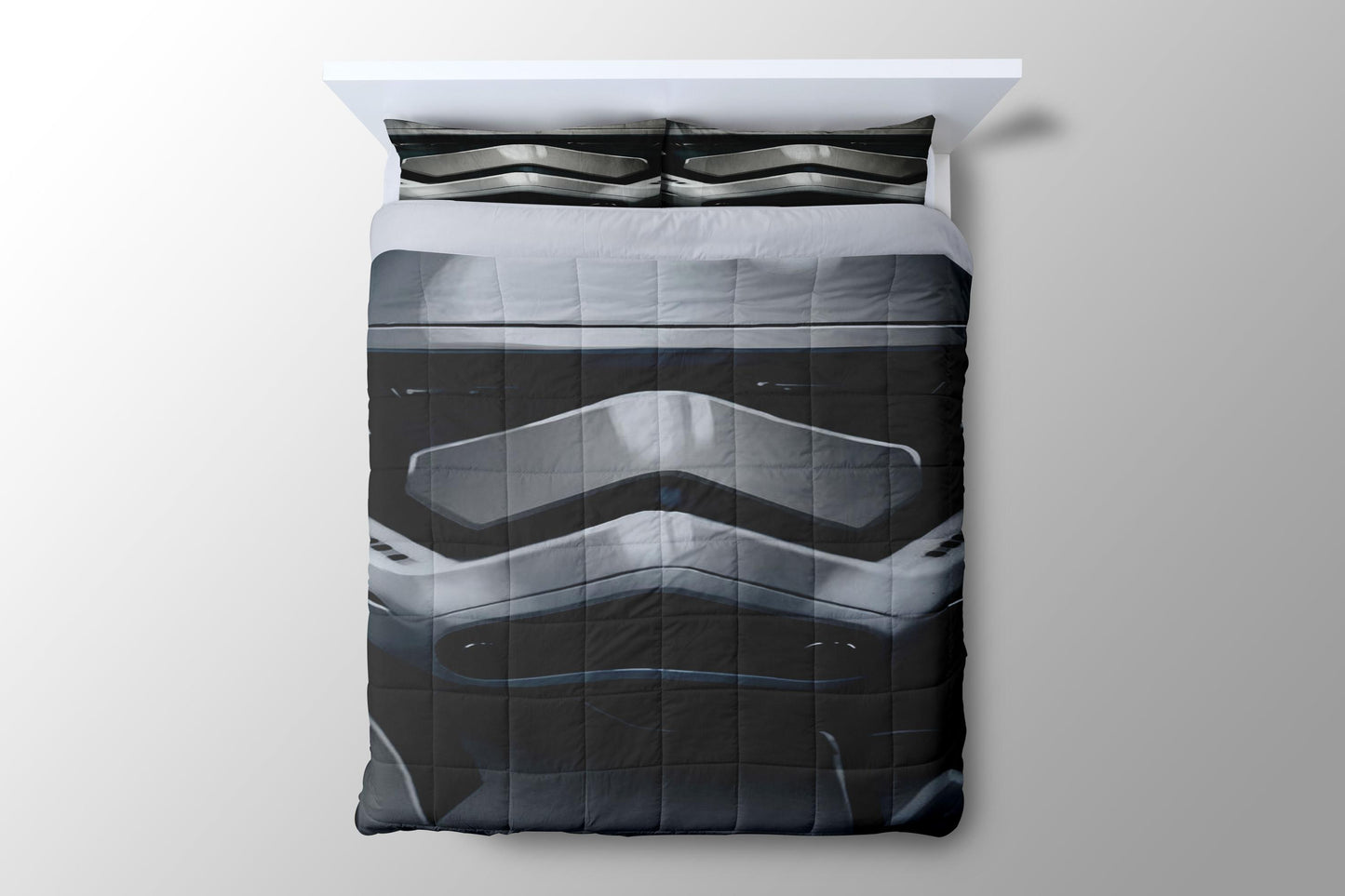 Stormtrooper Star Wars Mask Duvet Cover - King