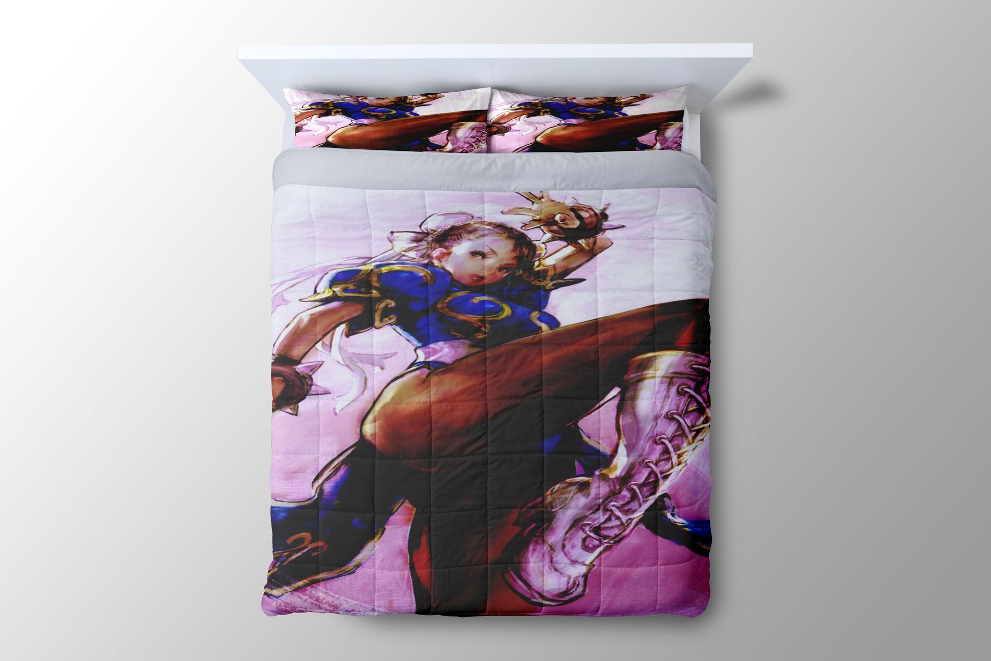 Street Fighter Chun Li Duvet Cover - King