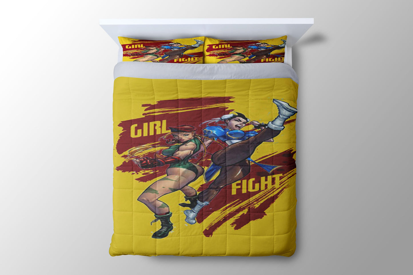 Street Fighter Girl Duvet Cover - King