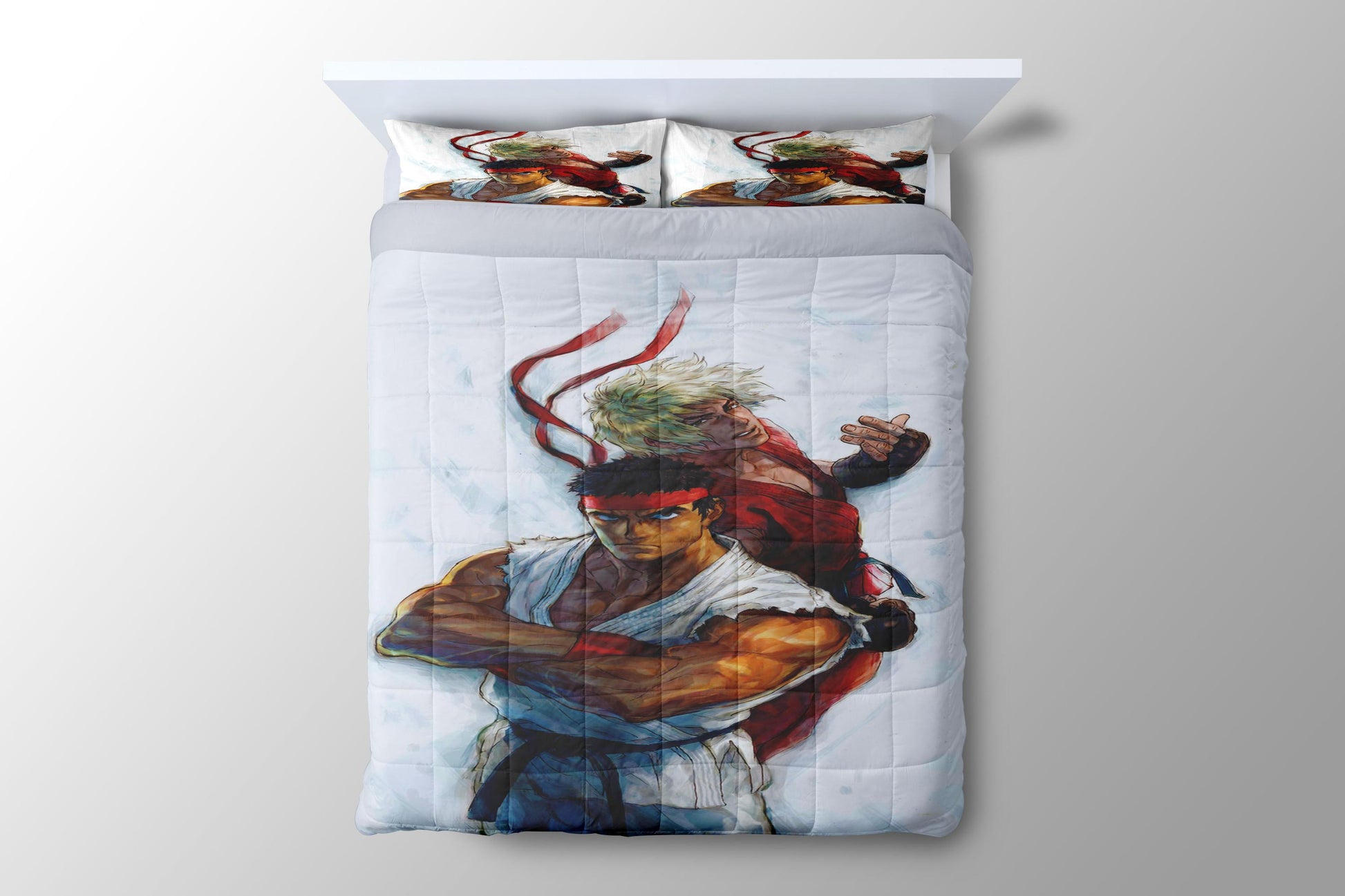 Street Fighter Ryu And Ken Duvet Cover - King