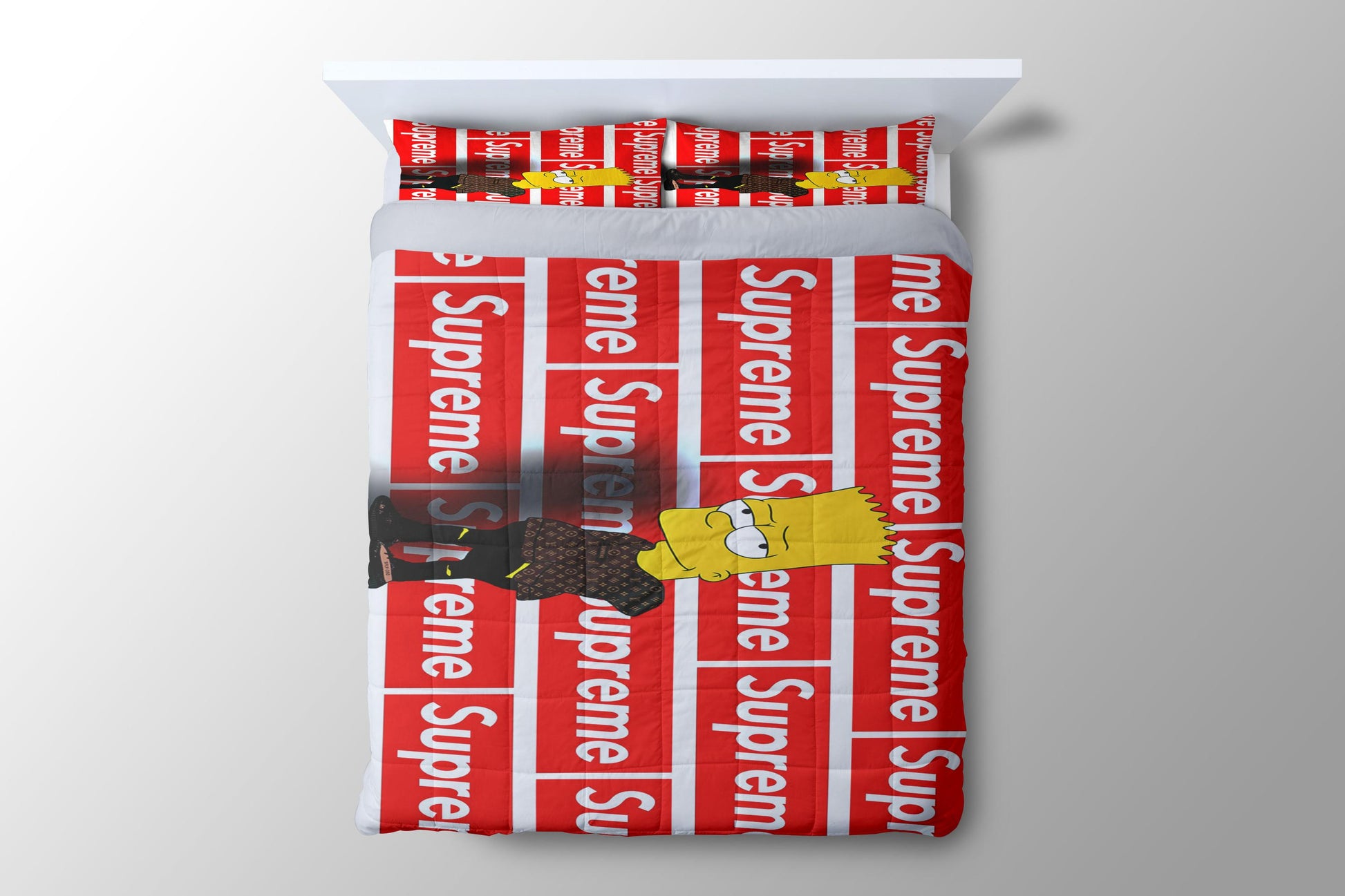 Supreme Simpsons Tape Duvet Cover - King