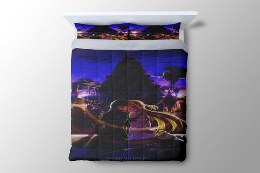 Sword Art Online Aicrad Kirito Asuna Duvet Cover - King