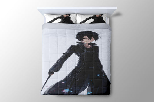 Sword Art Online Kirito Asuna Anime Duvet Cover - King