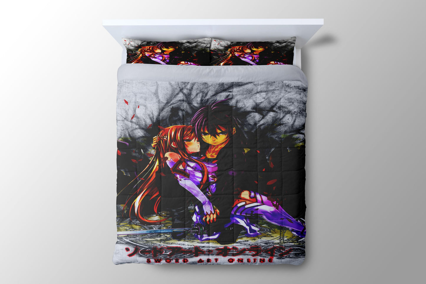 Sword Art Online Kirito Asuna Duvet Cover - King