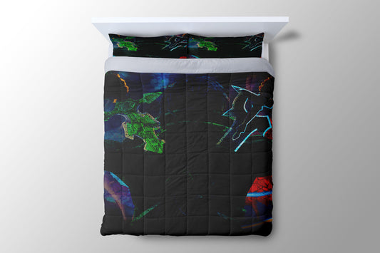 Sword Art Online Kirito Dual Swords Duvet Cover - King