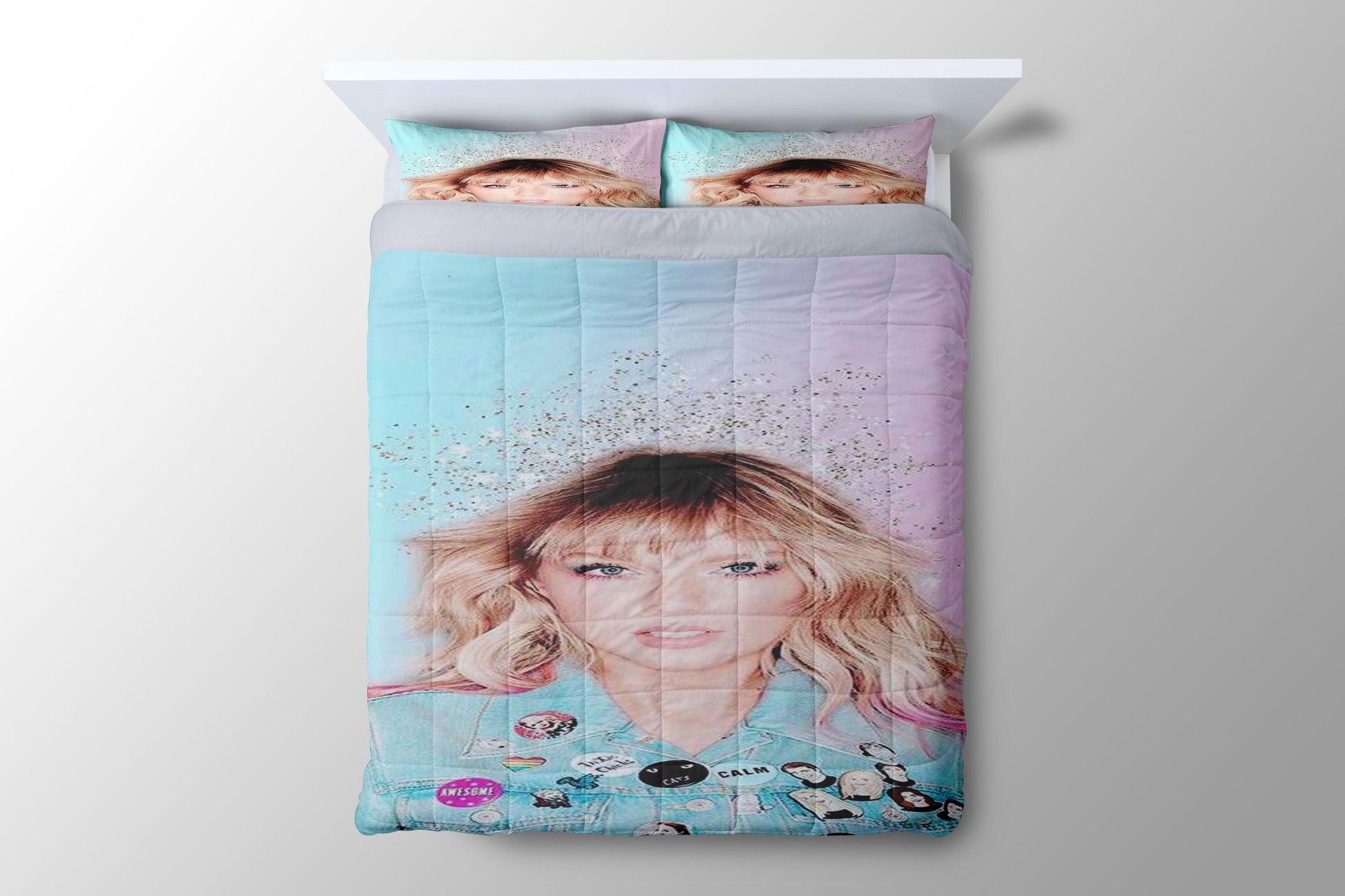 Taylor Swift Cute Duvet Cover - King