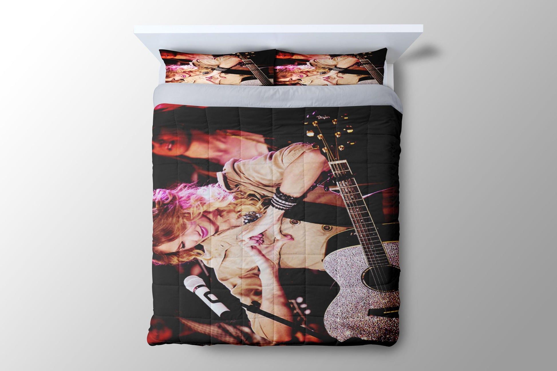 Taylor Swift Guitar 2 Duvet Cover - King