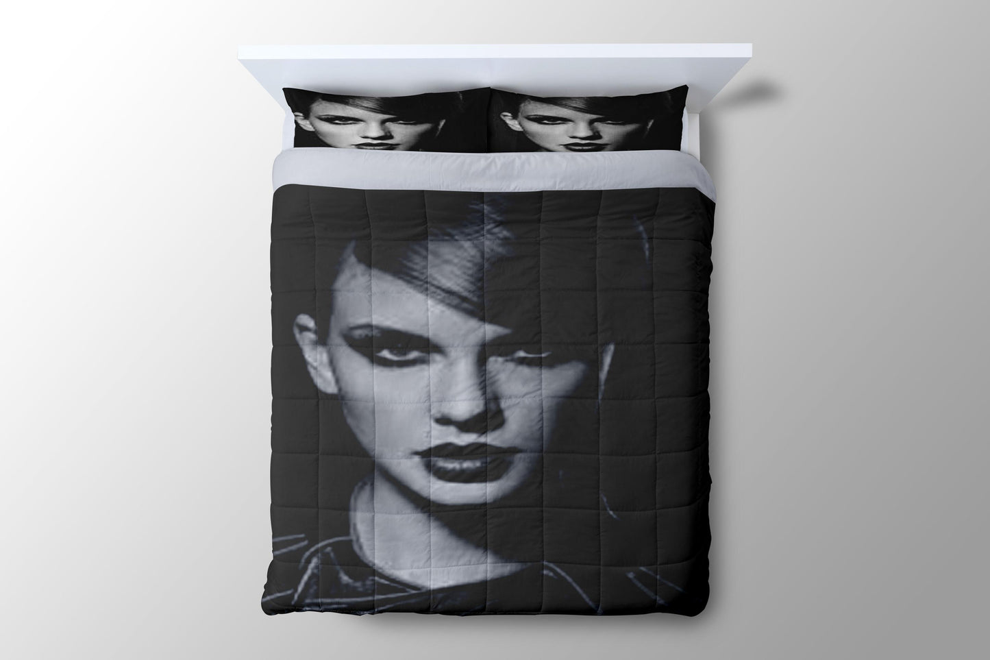 Taylor Swift Monochrome Duvet Cover - King