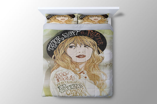 Taylor Swift Tatto Vector Duvet Cover - King