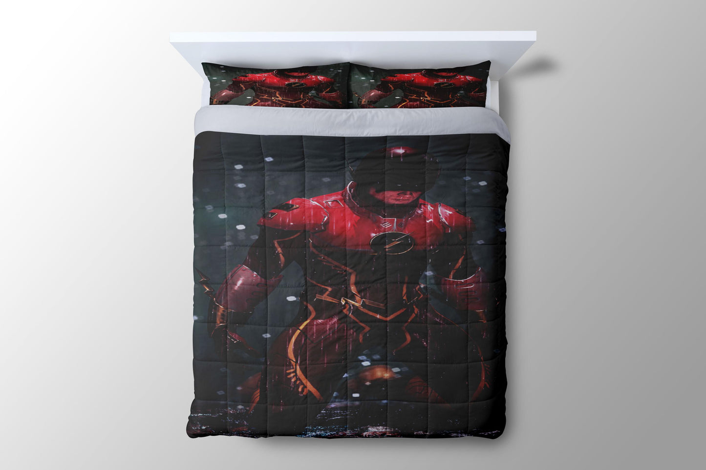 The Flash Artwork Poster Duvet Cover - King