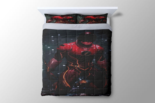 The Flash Artwork Poster Duvet Cover - King