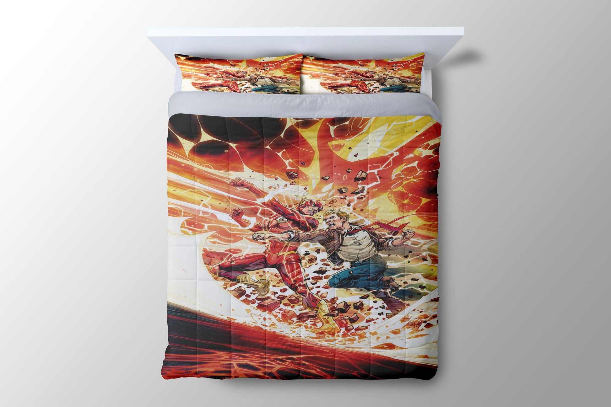 The Flash Comic 71 Duvet Cover - King