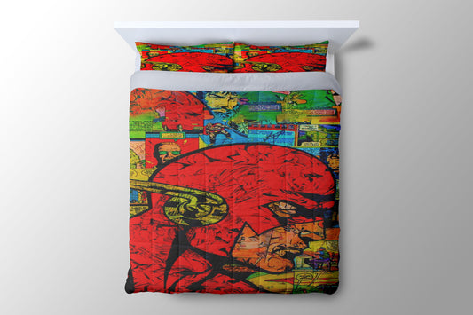 The Flash Comic Duvet Cover - King