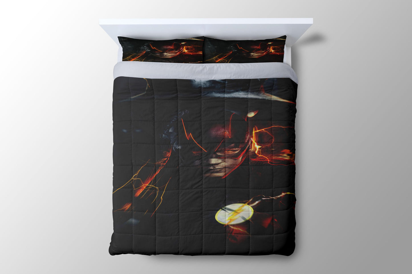 The Flash Dc Heroes Poster Duvet Cover - King