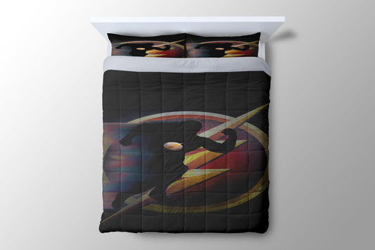 The Flash Silhouette Logo Duvet Cover - King