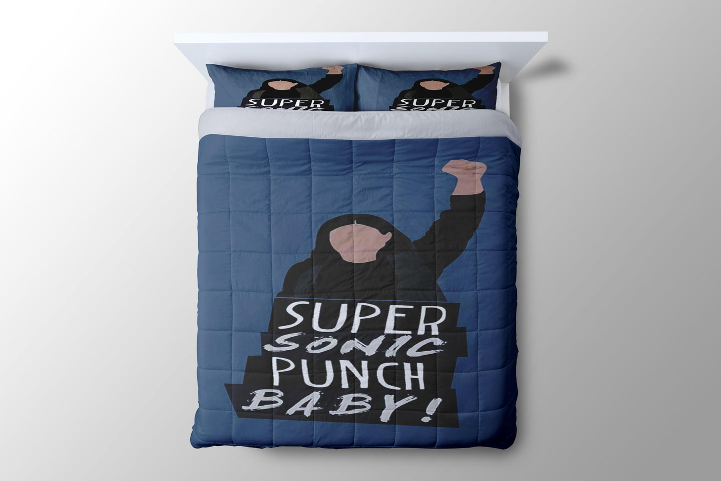 The Flash Super Sonic Punch Baby Duvet Cover - King