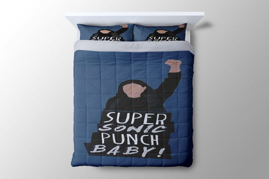 The Flash Super Sonic Punch Baby Duvet Cover - King