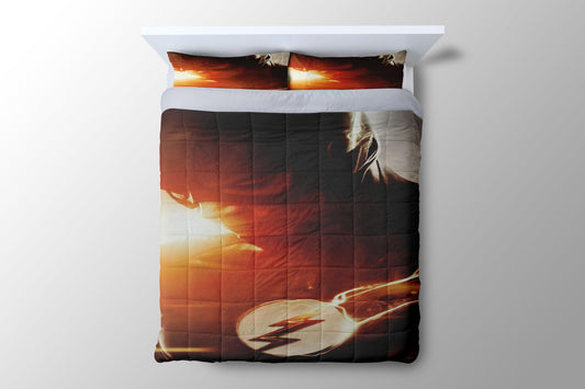 The Flash Tv Series Hero Film Art Duvet Cover - King