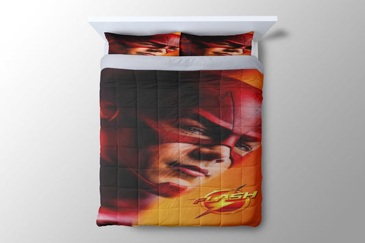 The Flash Tv Series Poster Duvet Cover - King