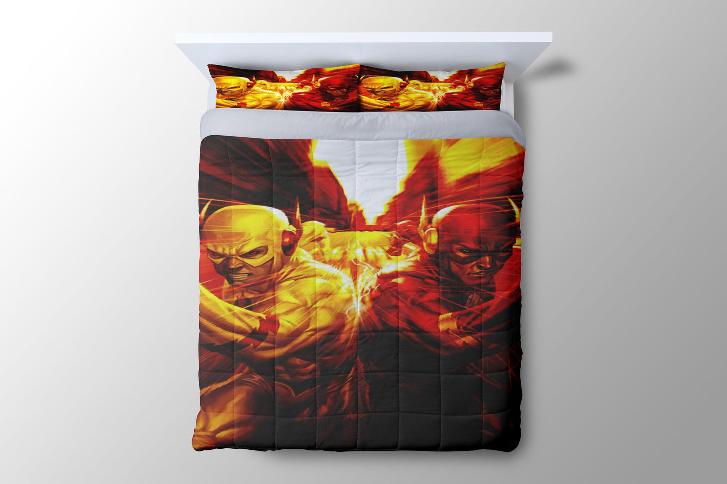 The Flash Vs Reverse Flash Duvet Cover - King