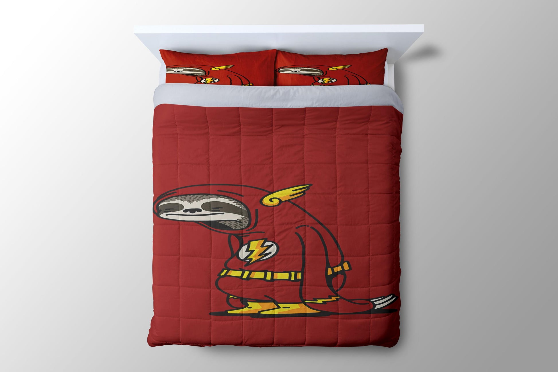 The Flash X Toed Sloth Duvet Cover - King