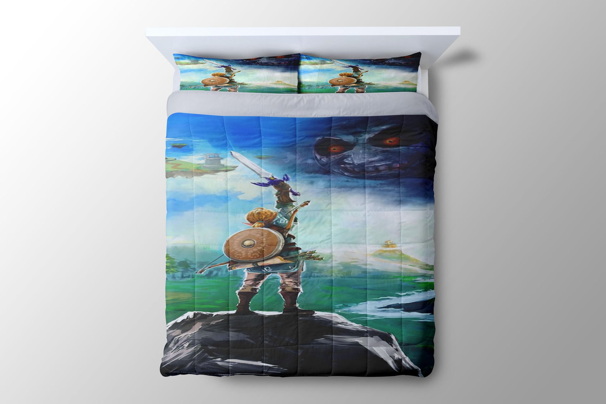 The Legend Of Zelda Breath Of The Wild Blood Moon Duvet Cover - King