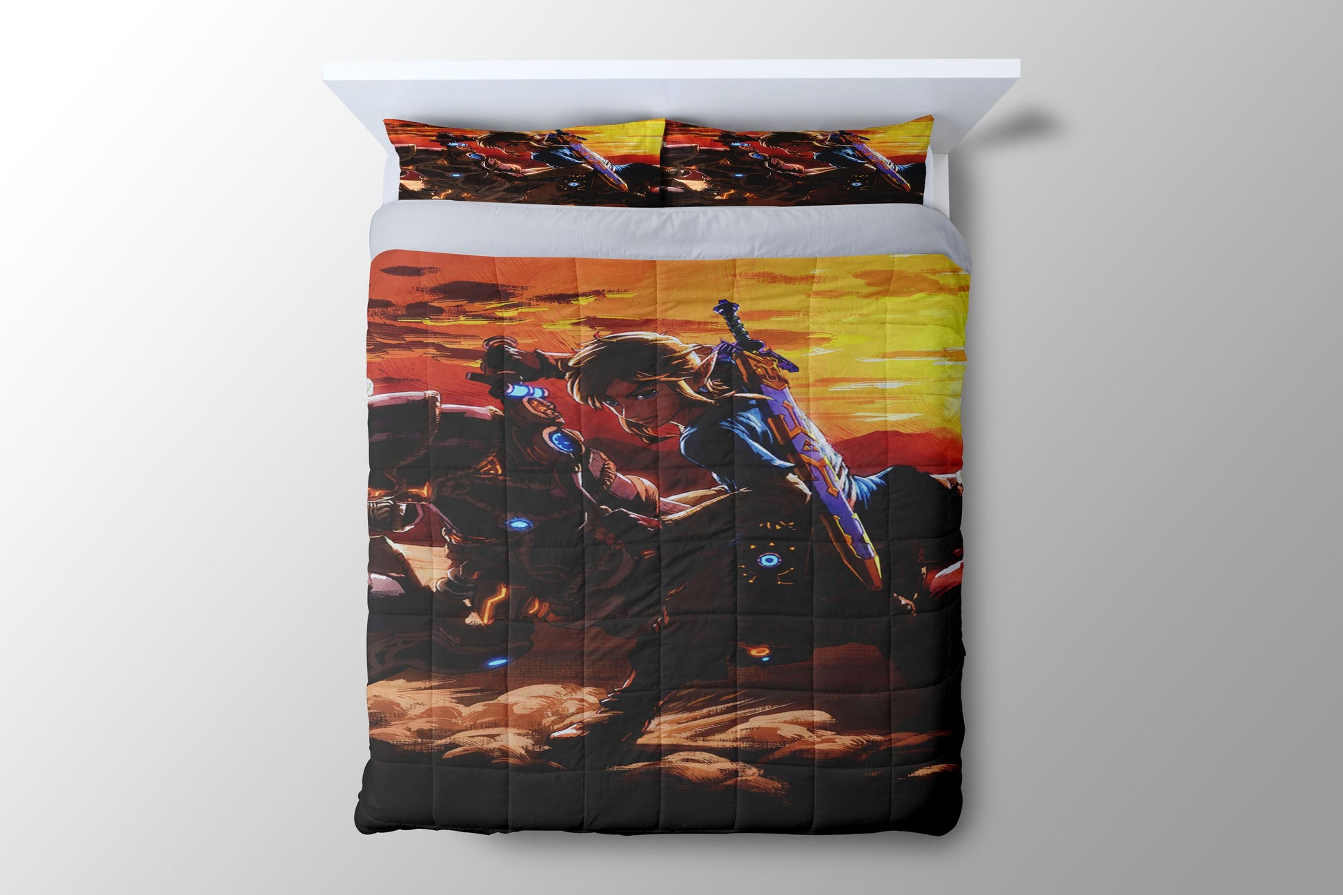 The Legend Of Zelda Breath Of The Wild Sunset Duvet Cover - King