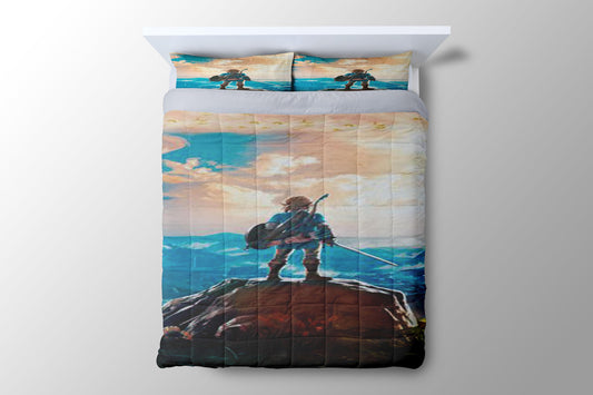 The Legend Of Zelda Breath Of The Wild Duvet Cover - King