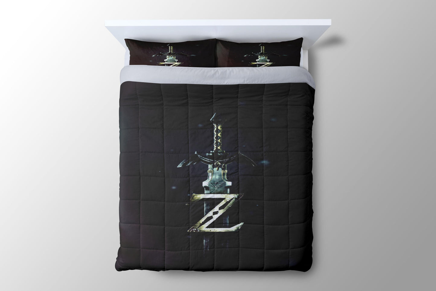 The Legend Of Zelda Links Sword Logo Duvet Cover - King